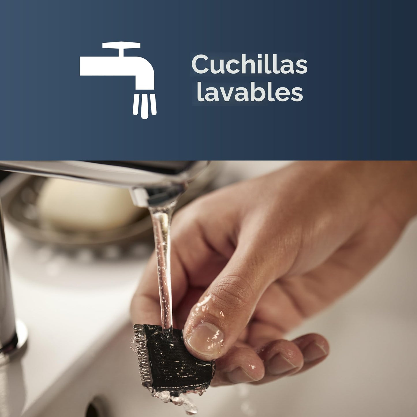 Philips Recortador de Barba Serie 3000, Teconología Lift & Trim, Cuchillas con puntas redondeadas, 10 posiciones ajustables, peine-guía, 100% resistente al agua, indicador de batería, modelo BT3206/14